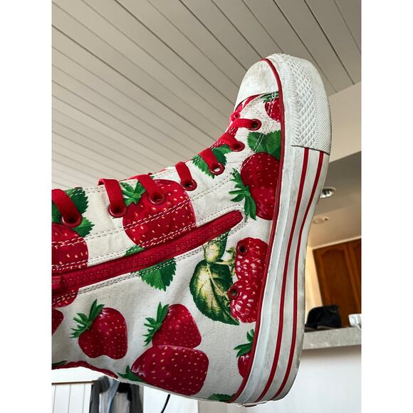 IiJin Strawberry Dream Hidden Invisible Wedge Sneakers 38/8 - Picture 2 of 13